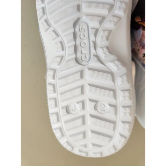 NEW Crocs Disney Slippers Frozen Lined Clogs Elsa Shoes for Girls/Boys Size J2 - Picture 7 of 11